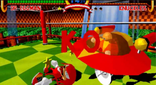오락실 용 ‘소닉 더 파이터즈’ 에서도 닥터 에그맨은 기기를 활용한 공격을 퍼붓는다 (출처=게임동아)