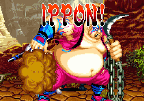 특유의 잡기 공격. 적을 붙잡아서 머리를 엉덩이에 붙이고 방귀를 뀌는 엄청나게 불쾌한 공격이다 (출처=게임동아)