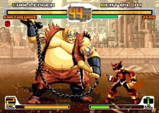 다양한 시리즈에 등장한 어스퀘이크. SNK도 어스퀘이크의 캐릭터성을 놓치고 싶지 않았던 모양 (출처=게임동아)