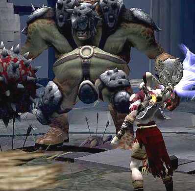 덩치가 어떻든 상관없다. 크레이토스라면! (출처=게임동아)