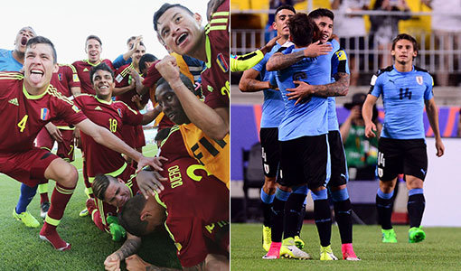 베네수엘라-우루과이(오른쪽). 사진｜스포츠동아DB·FIFA U-20 월드컵 홈페이지