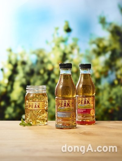 ▲ 프리미엄 아이스티 ‘골드피크 티(TEA)’