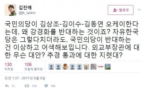 사진=김진애 전 의원 SNS 갈무리