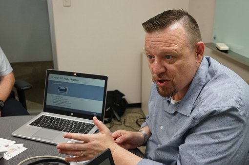 조나단 위치(Jonathan Weech) 마이크론 솔리드 스테이트 저장장치 부문 마케팅 매니저.(출처=IT동아)