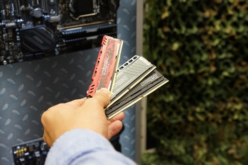 크루셜 발리스틱스 메모리 라인업들.(출처=IT동아)