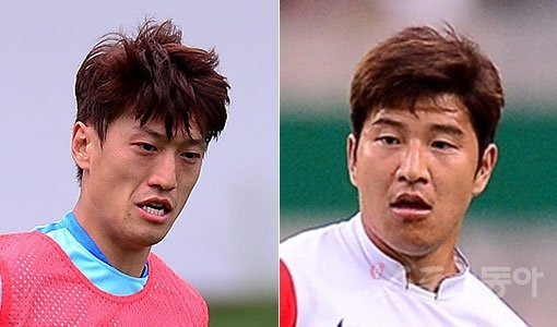 축구대표팀 이청용-박주호(오른쪽). 스포츠동아DB