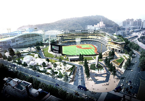 창원 신축구장 조감도. 사진제공｜창원시