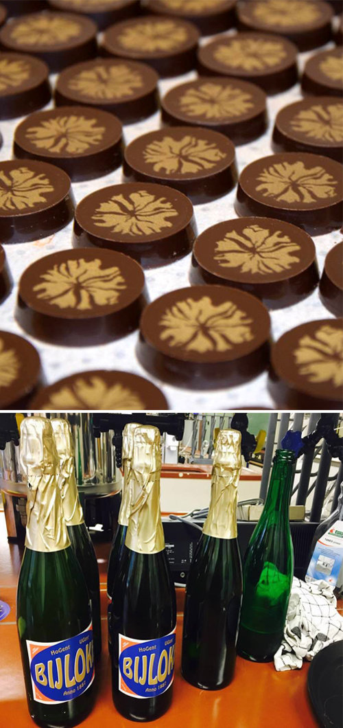 해조류 초콜릿-수제맥주 벨기에 겐트대가 세계 최초로 개발한 해조류 초콜릿과 수제 맥주. 겐트대 글로벌캠퍼스 제공