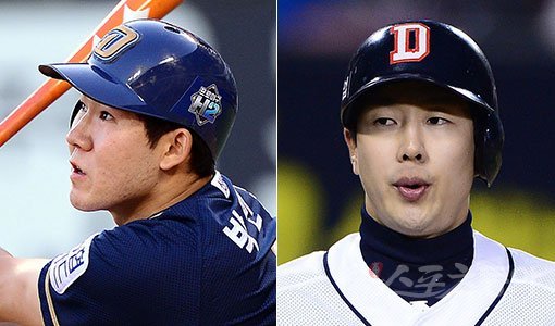 NC 박민우-두산 박건우(오른쪽). 스포츠동아DB