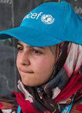 시리아 난민 출신 19세 알말레한, 난민 첫 유니세프 친선대사 임명