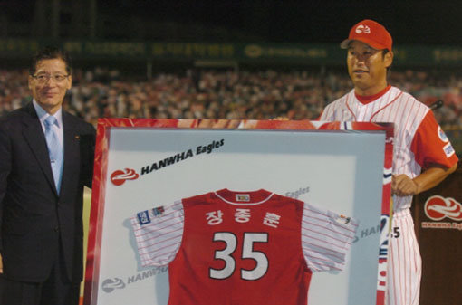 전 한화 장종훈. 사진제공｜한화 이글스