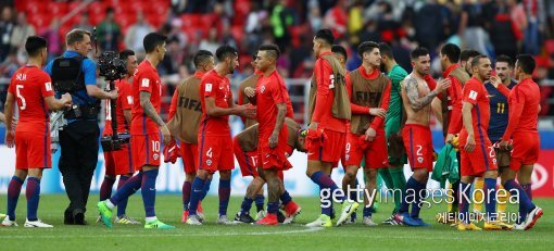 칠레 대표팀. 사진=ⓒGettyimages이매진스