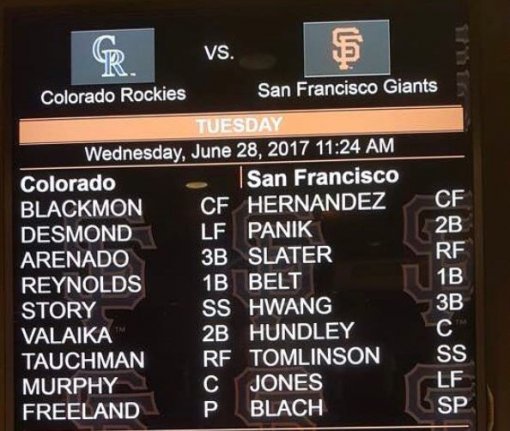 샌프란시스코 황재균 인스타그램 캡처