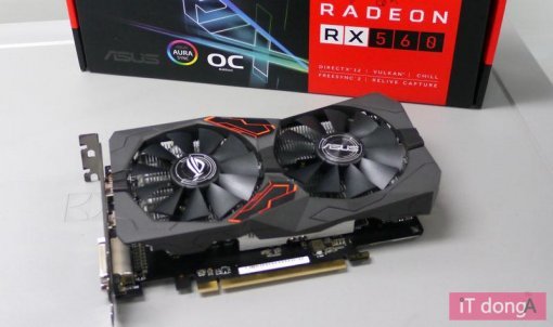 AMD 라데온 RX 560(에이수스 생산)(출처=IT동아)