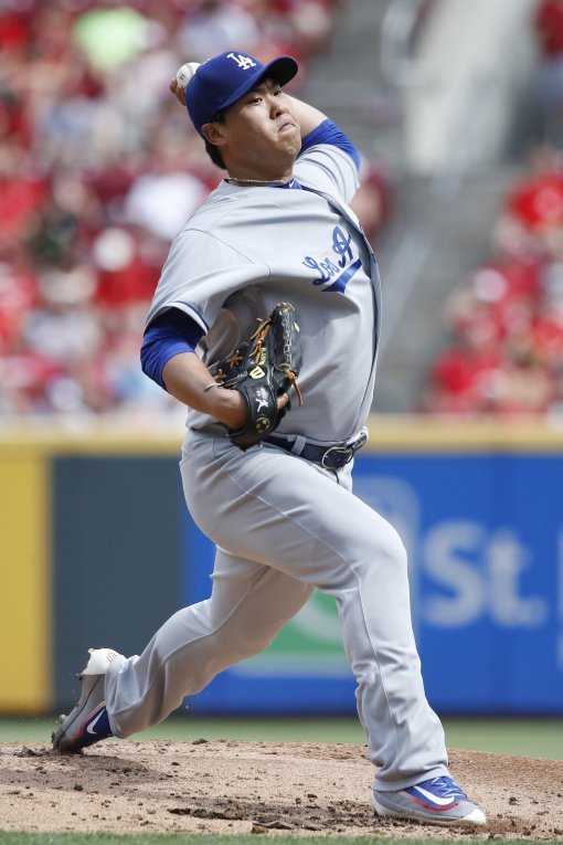 LA 다저스 류현진(30). 사진=ⓒGettyimages이매진스