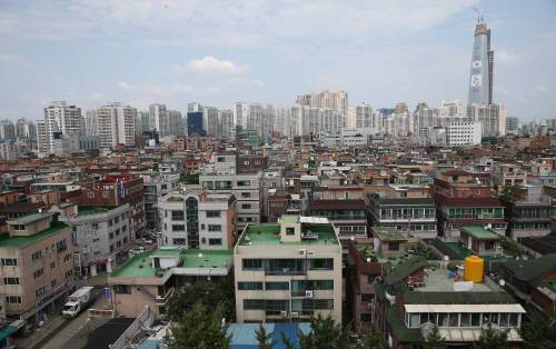 서울 송파구의 다세대주택가(자료:동아일보DB)