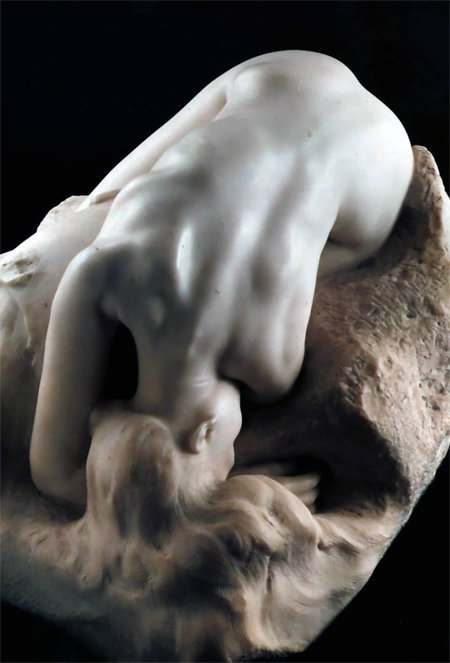 오귀스트 로댕의 대리석 조각 ‘다나이드’(1889년경). 사진 출처 wikiart.org