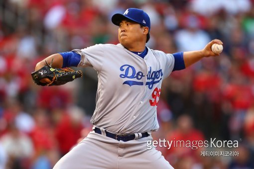 LA 다저스 류현진. 사진=ⓒGettyimages이매진스