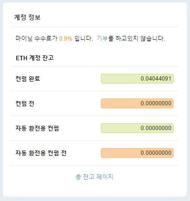 약 2일간 55MH/s의 성능으로 이더리움을 채굴한 결과. 단순 계산하면 일반 PC로는 수지타산을 맞추기가 어렵다.(출처=IT동아)