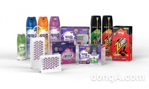 ▲ 유한양행 해피홈 브랜드 제품