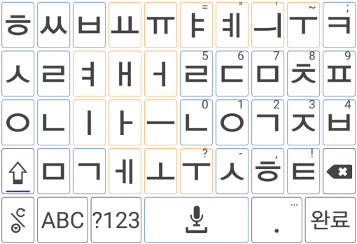 세벌식 쿼티 키보드(공병우 최종 자판)(출처=IT동아)