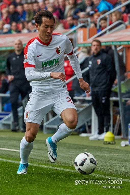 아우크스부르크 지동원. 사진=ⓒGettyimages이매진스