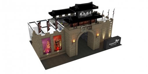 <위메이드 차이나조이 B2B 부스 조감도>(출처=게임동아)