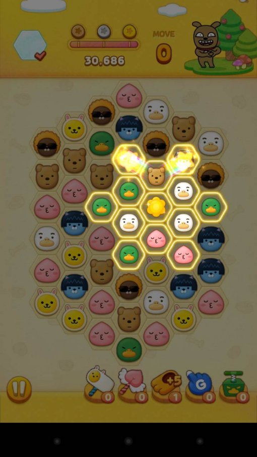 프렌즈팝 게임 스크린샷 / NHN엔터테인먼트 제공