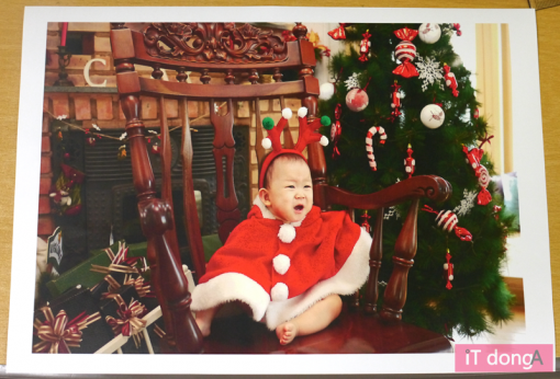 HP M681로 출력한 A4 사진(일반 용지)(출처=IT동아)