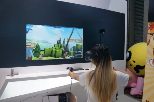 차이나조이 2017 VR 게임(출처=게임동아)