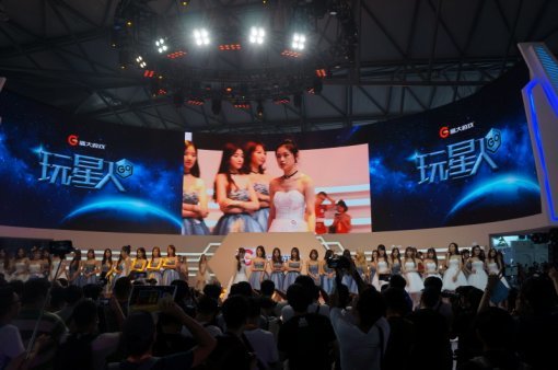 차이나조이 2017 샨다 부스(출처=게임동아)