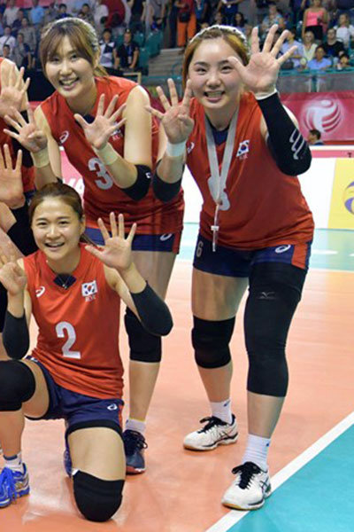 여자배구대표팀 이소라(오른쪽). 사진제공｜FIVB