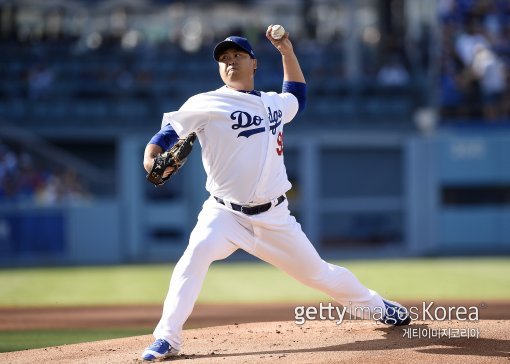 LA 다저스 류현진. 사진=ⓒGettyimages이매진스