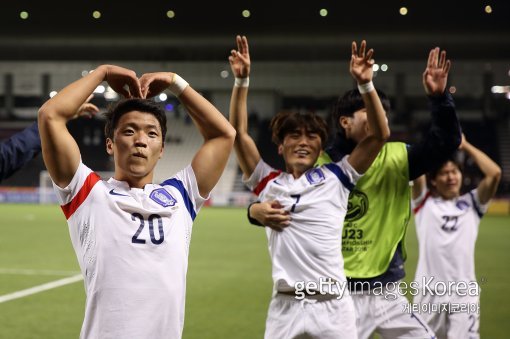 지난해 1월 AFC U-23 챔피언십 당시 황희찬(왼쪽). 사진=ⓒGettyimages이매진스