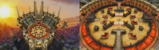 소규모 전장이 될 원형 콜로세움의 모습 / 스마일게이트 제공