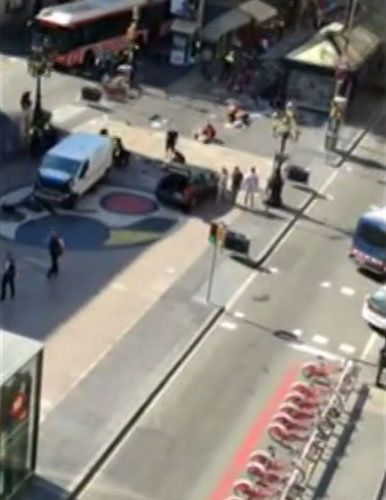 사진=바르셀로나 차량 테러/스페인 RTVE 방송화면 캡처