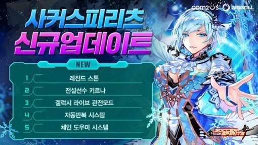 사커스피리츠 신규 업데이트(출처=게임동아)