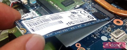 M.2 슬롯이 있는 노트북에는 초소형 SSD의 탑재가 가능(참고 사진)(출처=IT동아)