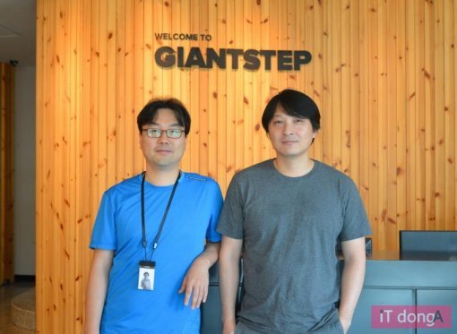 < 자이언트스텝 VFX 슈퍼바이저 심재일 실장(좌)과 IT 매니저 남중환 부장(우) >(출처=IT동아)