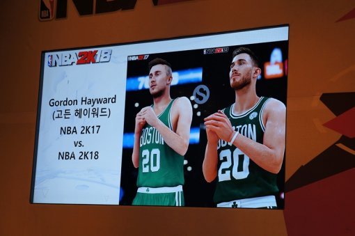 NBA2K18 미디어 쇼케이스(출처=게임동아)