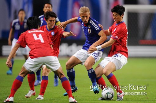 삿포로에서 열린 한일전 모습. 사진=ⓒGettyimages이매진스