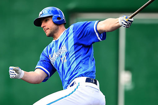 요코하마 시절 로맥. 사진제공｜요코하마 베이스타스 페이스북