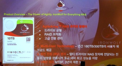 아이언울프 HDD의 특징 (출처=IT동아)