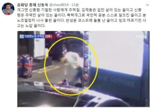 사진=신동욱 트위터