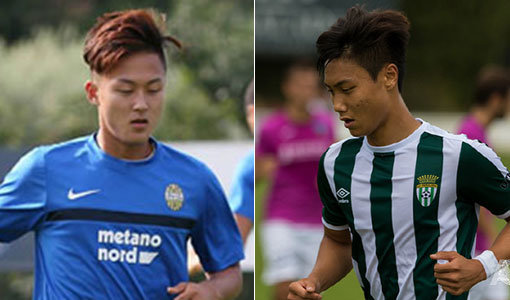 베로나 이승우-펠랄라다 백승호(오른쪽). 사진제공｜베로나 SNS·펠랄라다 SNS