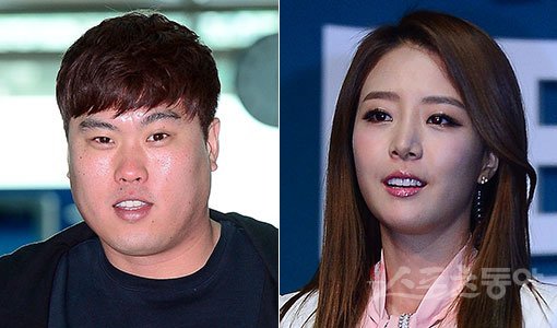 LA 다저스 류현진(왼쪽)과 MBC스포츠+ 배지현 아나운서가 결혼을 전제로 열애 중이다. 둘의 만남은 3년 전인 2014년 겨울 정민철 MBC스포츠+ 해설위원의 소개로 이뤄진 것으로 확인됐다. 스포츠동아DB