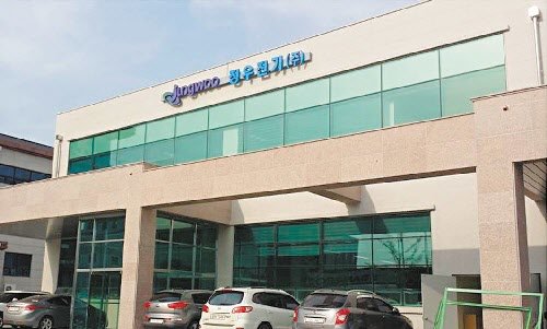 정우전기㈜ 본사 전경사진.