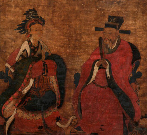 고려 공민왕(오른쪽)과 노국 공주의 초상. 국립고궁박물관 제공