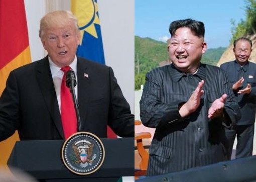 (왼쪽부터)도널드 트럼프 대통령, 김정은 위원장. 사진=도널드 트럼프 대통령, 동아일보DB