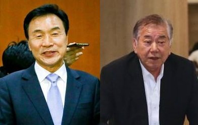 사진=동아일보DB(좌측:손학규 상임고문, 우측:문정인 특보)